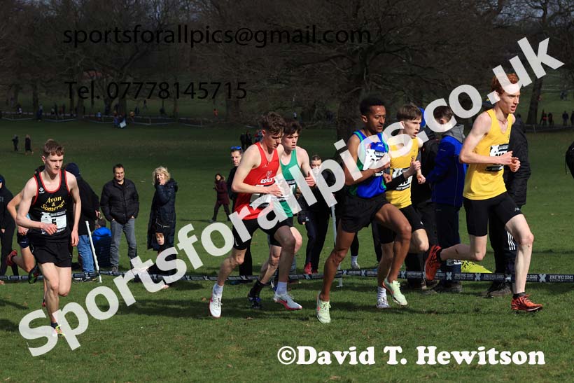Mens Under-20s, 2024 CAU Inter Counties Cross Country Champs., Wollaton Park, Nottingham. Photo: David T. Hewitson/Sports for All Pics